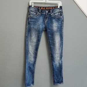 ROCK REVIVAL Jasmine Skinny Jeans (sz 26)